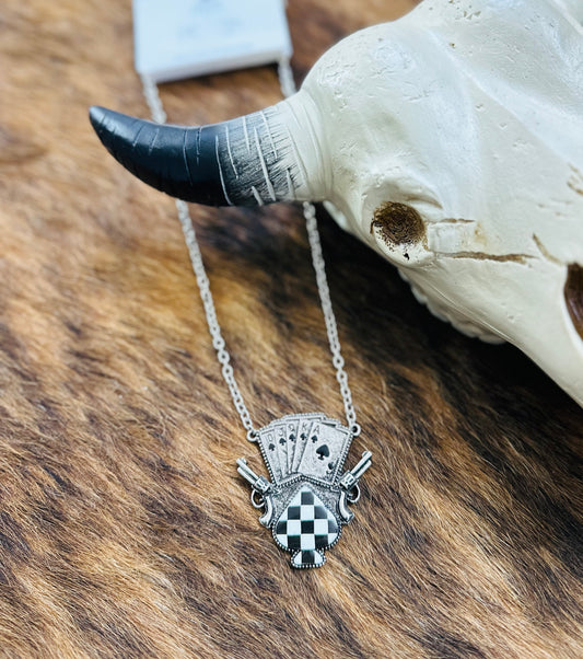 Outlaw Spade Necklace