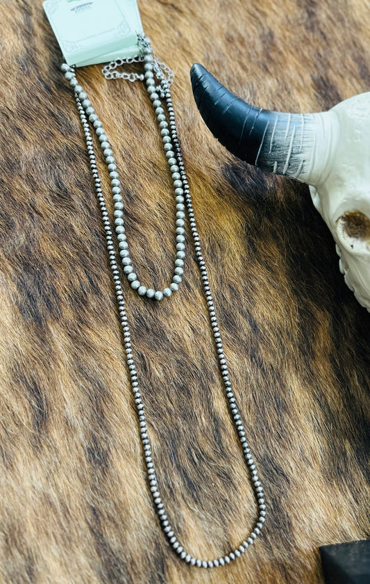 Navajo Pearl Layering Necklaces