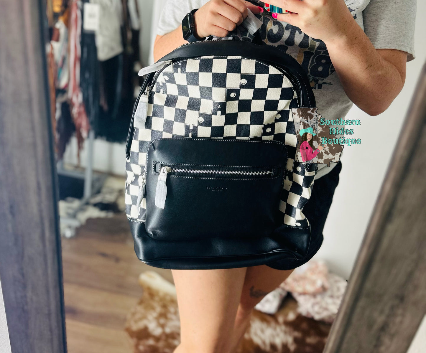 Checkered Backpack **PRE ORDER**