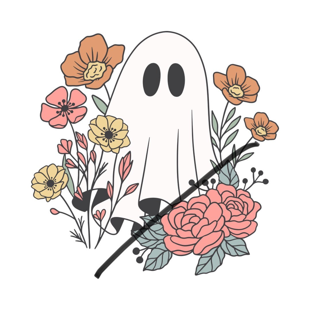 **DIGITAL DOWNLOAD** Floral Ghost