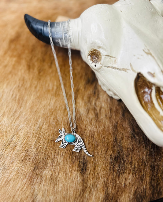 Turquoise Armadillo Necklace