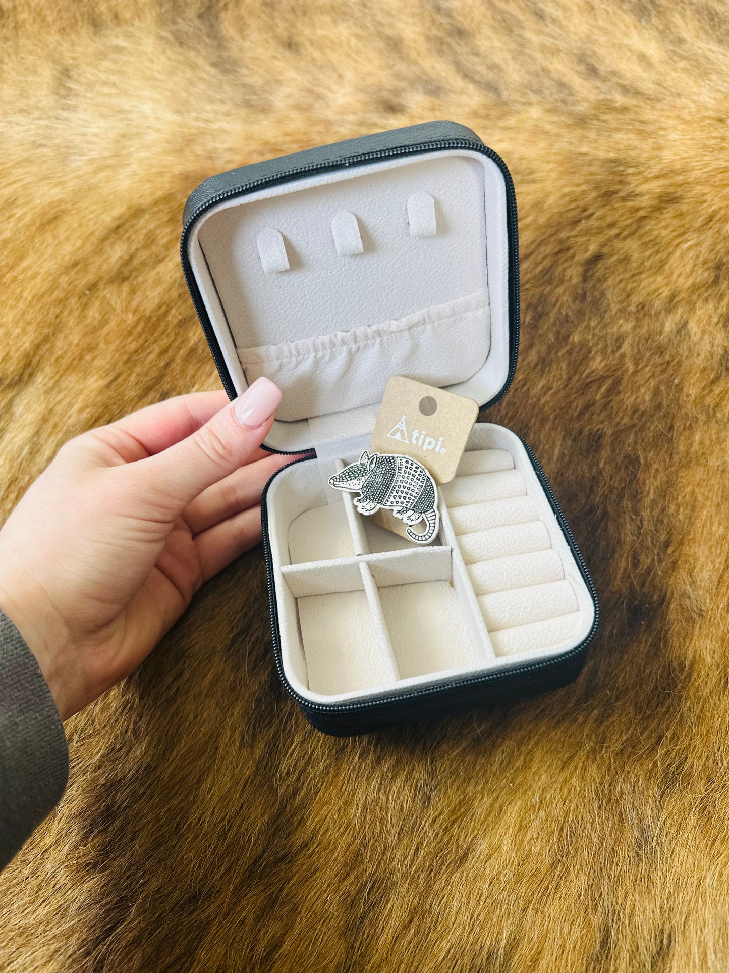 Cow Print Jewelry Box