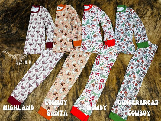 Christmas PJ Kids Pants Set **Pre Order**